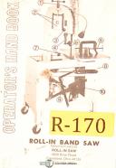 Roll-In-Roll-In Band Saw, Operators Manual-General-01